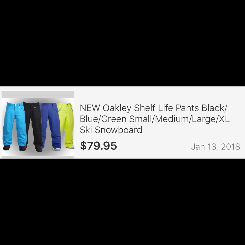 Oakley Lg/XL Snowboarding Pants